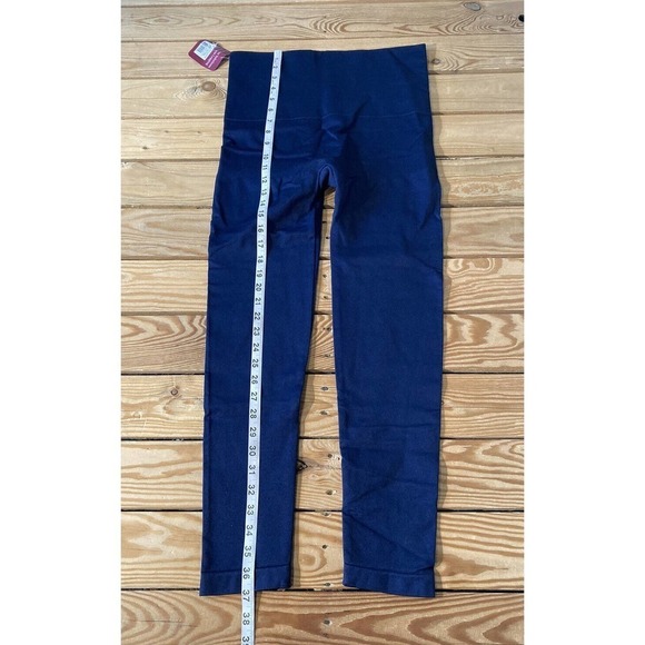 NEW Anti X Seamless Compression Leggings Size Large Women’s Navy - Picture 6 of 10